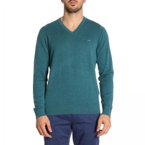 Michael Kors Mens Sweater XXL Teal 100% Cotton Msrp 89.50